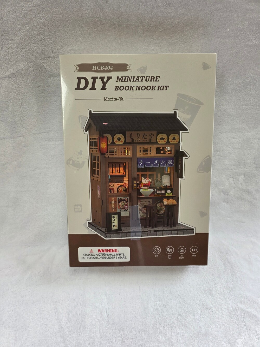 Cutebee DIY Miniature Book Nook Kit - Morita-Ya Ramen Shop